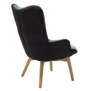 046 000001 2 1 Armchair Kido pakoworld retro designed multicolored patchworkIndoor furniture > Living room armchairs