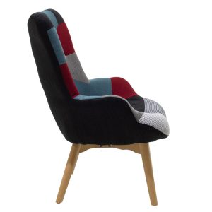 046 000001 4 1 Armchair Kido pakoworld retro designed multicolored patchworkIndoor furniture > Living room armchairs