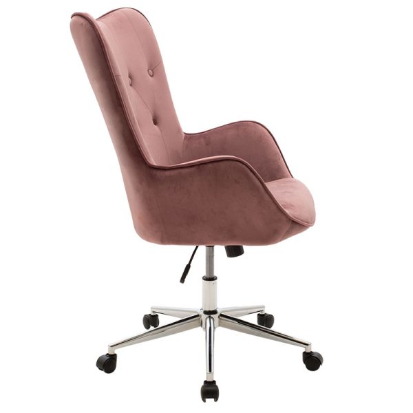 046 000014 2 7 Manager office chair Kido pakoworld in rotten apple velvet colorOffice furniture > Manager office chairs
