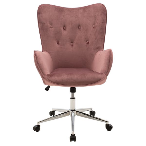 046 000014 3 7 Manager office chair Kido pakoworld in rotten apple velvet colorOffice furniture > Manager office chairs