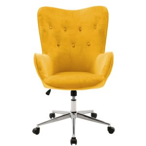 046 000018 3 9 Manager office chair Kido pakoworld yellow velvetOffice furniture > Labor office chairs