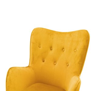 046 000018 4 9 Manager office chair Kido pakoworld yellow velvetOffice furniture > Labor office chairs