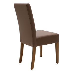 047 000032 2 2 Chair Ditta pakoworld with light brown pu - wooden legs walnutIndoor furniture > Chairs