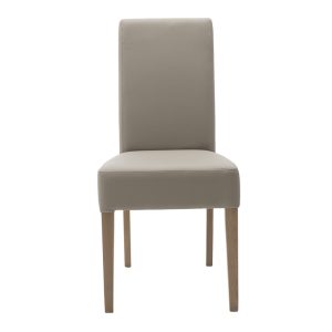 047 000034 3 12 Chair Ditta pakoworld with grey pu - wooden legs sonomaIndoor furniture > Chairs