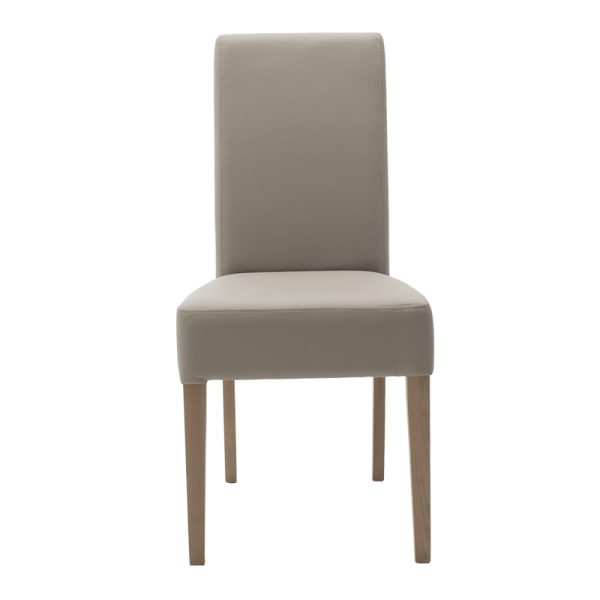 047 000034 3 12 Chair Ditta pakoworld with grey pu - wooden legs sonomaIndoor furniture > Chairs