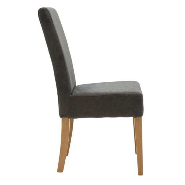 047 000046 2 11 Chair Ditta pakoworld with anthracite fabric - wooden legs sonomaIndoor furniture > Chairs