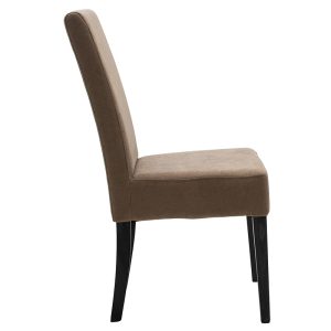 047 000048 2 2 Chair Ditta pakoworld with light brown fabric - wooden legs wengeIndoor furniture > Chairs