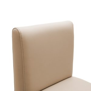 047 000051 4 2 Bar stool Bari pakoworld with mocha pu - wooden legs blackSPRING OFFERS