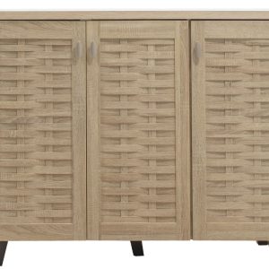 049 000004 4 11 Shoe cabinet MANTAM pakoworld 16 pairs sonoma 115.5x40x92cmIndoor furniture > Shoe storage cabinet & cupboards