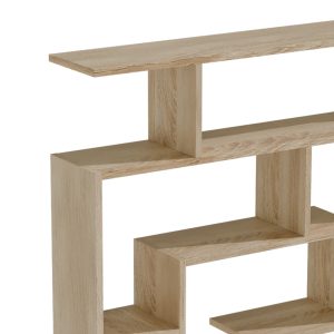 049 000074 2 6 Bookcase Nardy pakoworld sonoma 125x22x129cmSPRING OFFERS