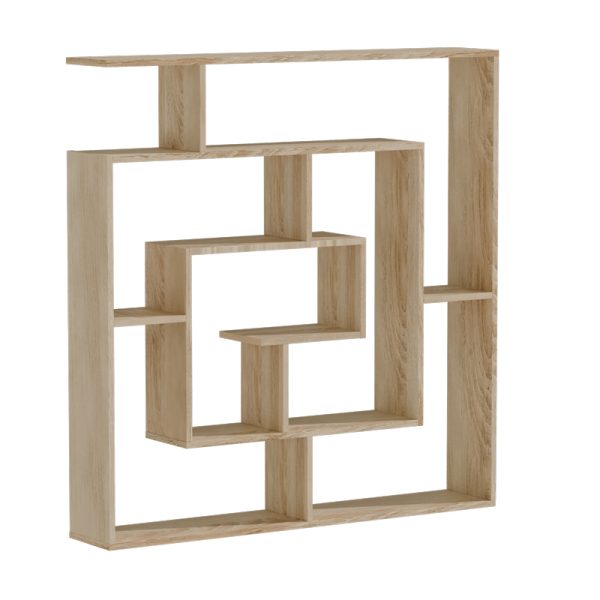 049 000074 8 Bookcase Nardy pakoworld sonoma 125x22x129cmSPRING OFFERS