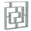 049 000075 6 Bookcase Lucinda pakoworld gray oak 120x29.8x180.5cmIndoor furniture > Bookshelves