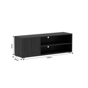 049 000081 4 8 TV cabinet Ellon pakoworld melamine zebrano 120x40x41cmIndoor furniture > TV stands