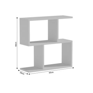 049 000084 3 8 Side table Kora pakoworld melamine white 60x20x60cmIndoor furniture > Tables auxiliary