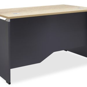 069 000013 12 Manager table Lotus pakoworld in oak-dark grey 120x80x75cmOffice furniture > Working desk