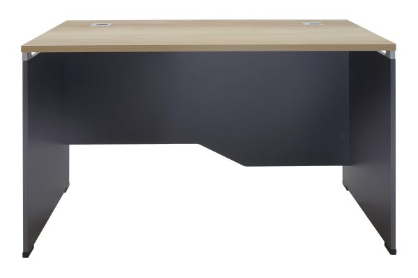 069 000013 2 9 Manager table Lotus pakoworld in oak-dark grey 120x80x75cmOffice furniture > Working desk