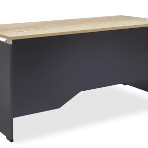 069 000015 14 Commercial desk Lotus pakoworld in oak-dark grey 180x80x75cmOffice furniture > Professional desk