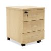 069 000037 17 Office tableRamon pakoworld reversible modern oak color with black metal frame 122x64x120cmOffice furniture > Working desk