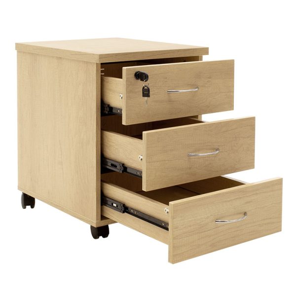 069 000037 2 14 Mobile drawer Amazon pakoworld sonoma 39x47x52,5cmOffice furniture > Drawers office