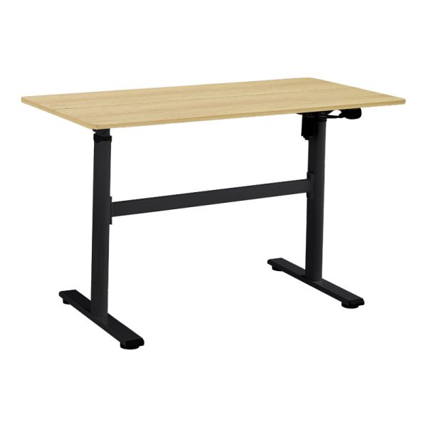 069 000062 7 Height adjustable work desk with Karla pakoworld sonoma-black 120x60x72/115cmOffice furniture > Working desk