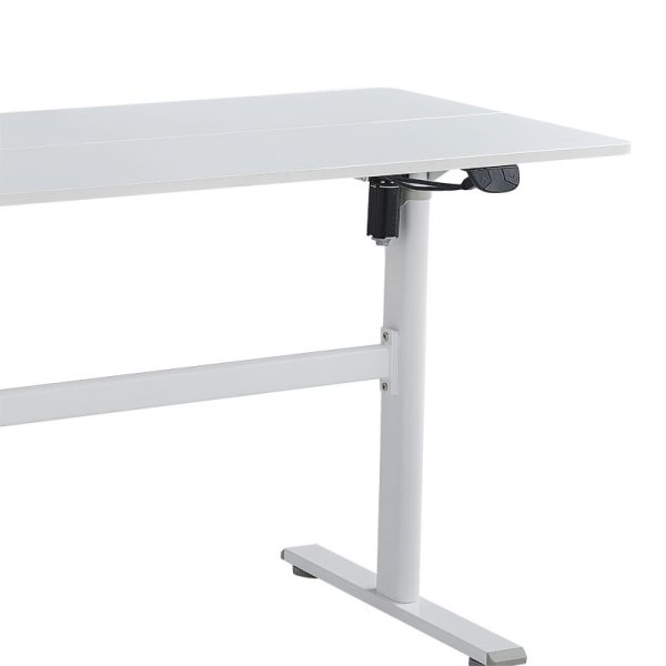 069 000063 2 4 Height adjustable work desk Karla pakoworld white 120x60x72/115cmOffice furniture > Working desk