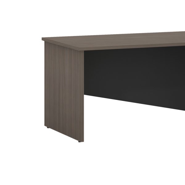 069 000065 3 7 Work desk professional right corner Denith pakoworld charcoal-walnut 220x180x75cmSPRING OFFERS