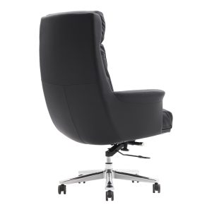 069 000080 2 6 Manager's office chair Nagal pakoworld PU in black color 71x73x117-123cmOffice furniture > Labor office chairs