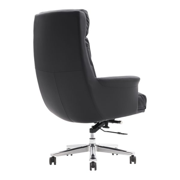 069 000080 2 6 Manager's office chair Nagal pakoworld PU in black color 71x73x117-123cmOffice furniture > Labor office chairs