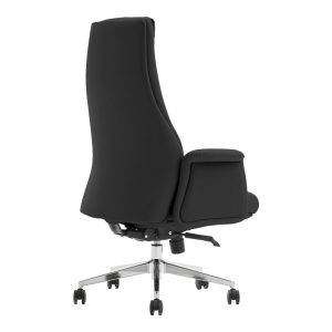 069 000082 2 3 Manager's office chair Rekter pakoworld PU in black color 77x65x119-127cmOffice furniture > Labor office chairs