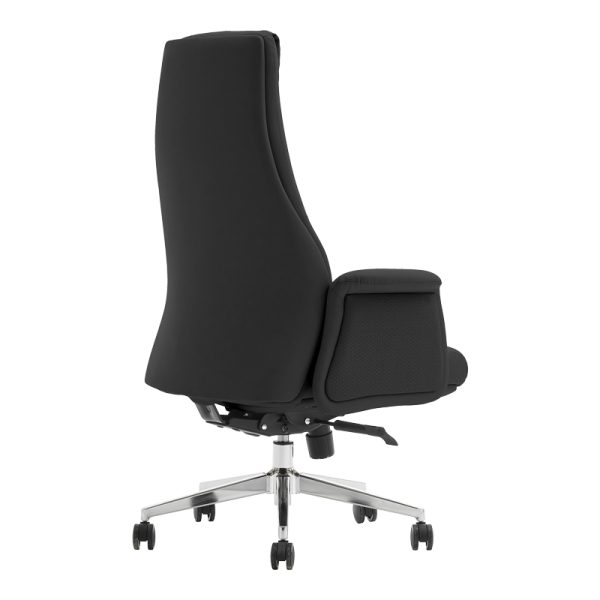 069 000082 2 3 Manager's office chair Rekter pakoworld PU in black color 77x65x119-127cmOffice furniture > Labor office chairs