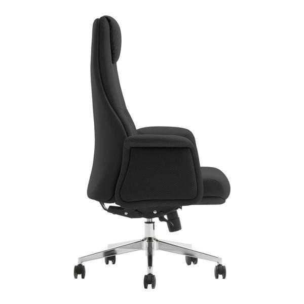 069 000082 3 3 Manager's office chair Rekter pakoworld PU in black color 77x65x119-127cmOffice furniture > Labor office chairs