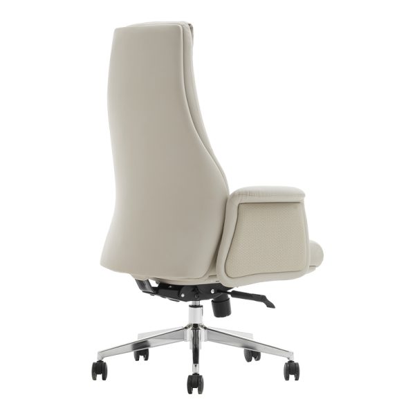 069 000083 2 6 Manager's office chair Rekter pakoworld PU in beige color 77x65x119-127cmOffice furniture > Labor office chairs