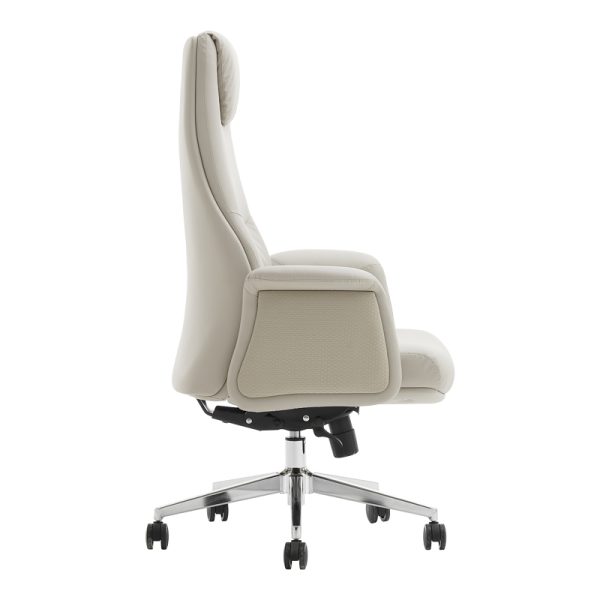 069 000083 3 6 Manager's office chair Rekter pakoworld PU in beige color 77x65x119-127cmOffice furniture > Labor office chairs