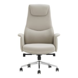 069 000083 4 6 Manager's office chair Rekter pakoworld PU in beige color 77x65x119-127cmOffice furniture > Labor office chairs