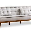 071 000458 5 Chair Ditta pakoworld with mocha pu - wooden legs walnutIndoor furniture > Chairs