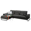071 001129 5 2 seater sofa PWF-0541 pakoworld anthracite velvet 190x89x79cmIndoor furniture > Sofas & Armchairs - Pre Order