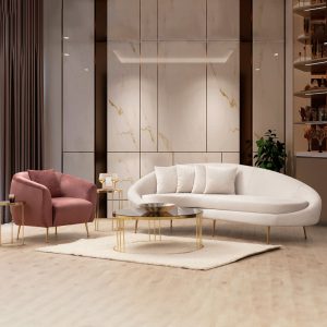 071 001283 3 2 Armchair PWF-0574 pakoworld fabric pink 70x82x82cmIndoor furniture > Sofas & Armchairs - Pre Order