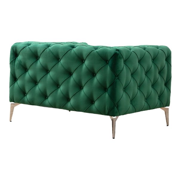 071 001289 2 2 Armchair PWF-0579 pakoworld fabric green 108x90x70cmIndoor furniture > Sofas & Armchairs - Pre Order