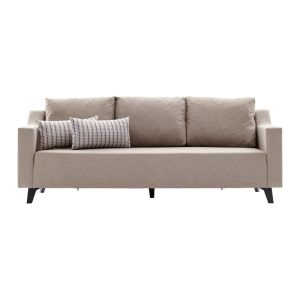 071 001311 2 2 3 seater sofa-bed PWF-0592 pakoworld fabric cream 230x90x74cmIndoor furniture > Sofas & Armchairs - Pre Order