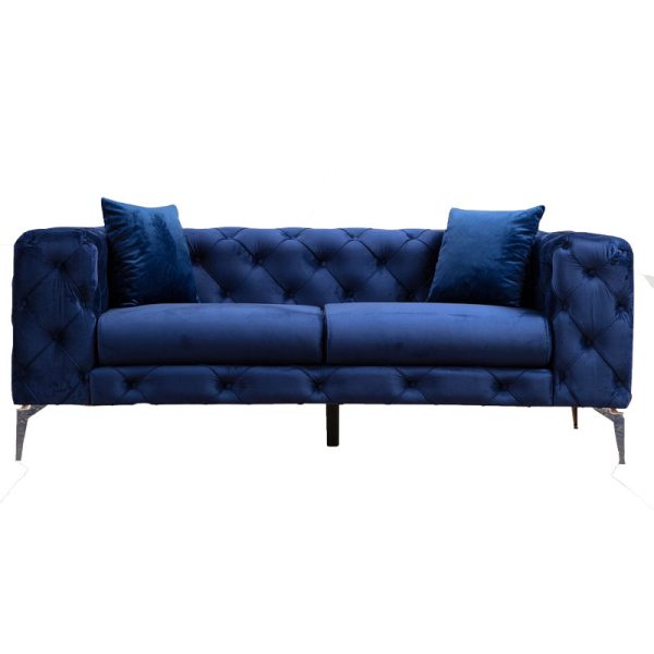 071 001327 2 2 2 seater sofa PWF-0579 pakoworld fabric blue 197x90x73cmIndoor furniture > Sofas & Armchairs - Pre Order