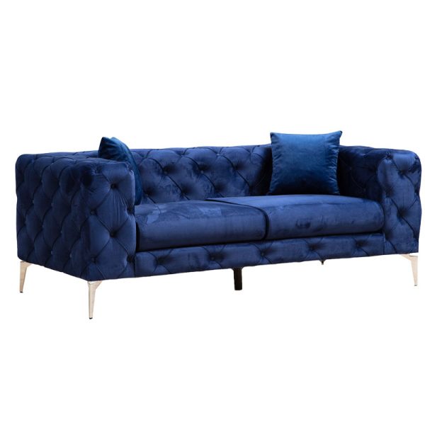 071 001327 5 2 seater sofa PWF-0579 pakoworld fabric blue 197x90x73cmIndoor furniture > Sofas & Armchairs - Pre Order