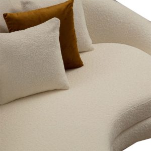 071 001329 2 4 3 seater sofa PWF-0589 pakoworld fabric cream 255x120x85cmIndoor furniture > Sofas & Armchairs - Pre Order