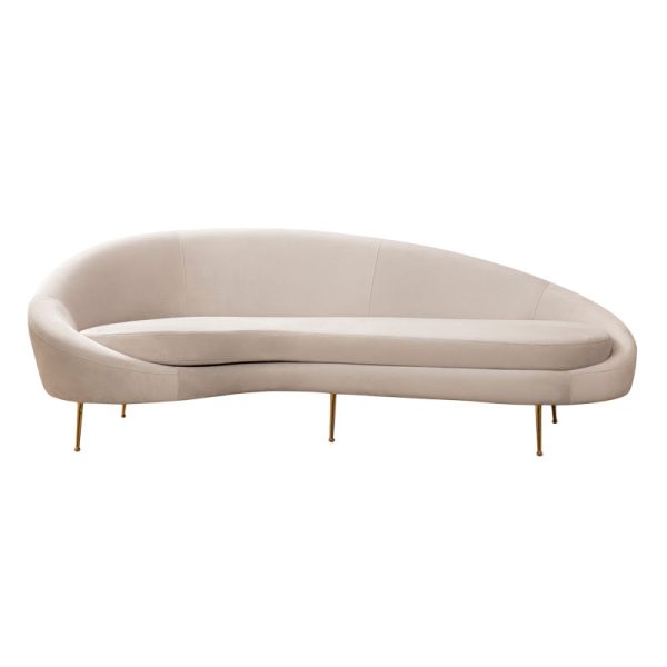 071 001360 4 3 seater sofa PWF-0574 pakoworld right corner fabric beige 255x120x85cmIndoor furniture > Sofas & Armchairs - Pre Order