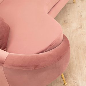071 001361 2 2 3 seater sofa PWF-0574 pakoworld right corner abric pink 255x120x85cmIndoor furniture > Sofas & Armchairs - Pre Order