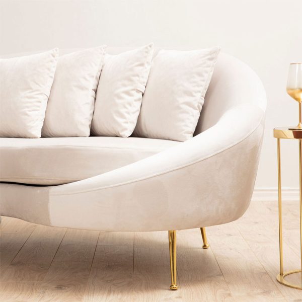 071 001362 2 2 3 seater sofa PWF-0574 pakoworld left corner fabric beige 255x120x85cmIndoor furniture > Sofas & Armchairs - Pre Order
