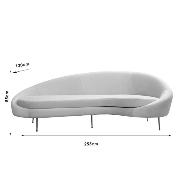 071 001363 3 2 3 seater sofa PWF-0574 pakoworld left corner fabric pink 255x120x85cmIndoor furniture > Sofas & Armchairs - Pre Order
