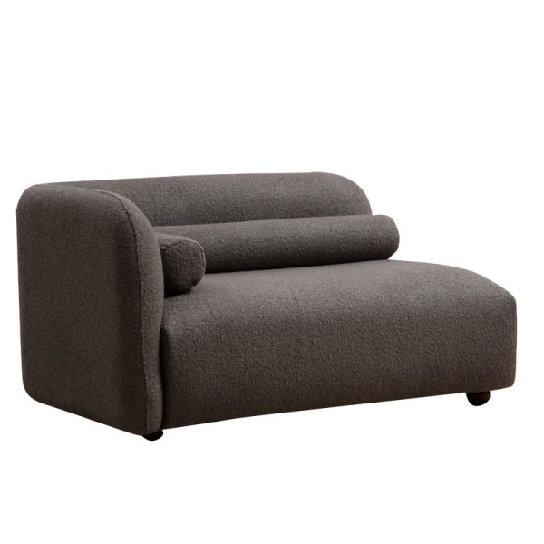 071 001405 2 2 3 seater sofa Tranquil pakoworld fabric boucle grey 228x90x74cmIndoor furniture > Sofas & Armchairs - Pre Order