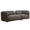071 001405 4 3 seater sofa PWF-0579 pakoworld Chesterfield type fabric green 237x90x73cmIndoor furniture > Sofas & Armchairs - Pre Order