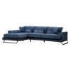 071 001413 5 Corner sofa PWF-0575 pakoworld left corner fabric blue 308/190x92cmIndoor furniture > Sofas & Armchairs - Pre Order