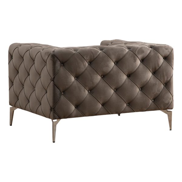 071 001431 2 2 Armchair PWF-0579 pakoworld fabric dark grey 108x90x70cmIndoor furniture > Sofas & Armchairs - Pre Order